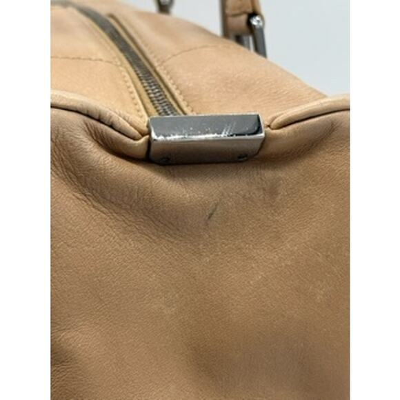 Chanel Chocolate Bar Design Tan Leather Shoulder Bag*GORGEOUS*EUC - Picture 7 of 16